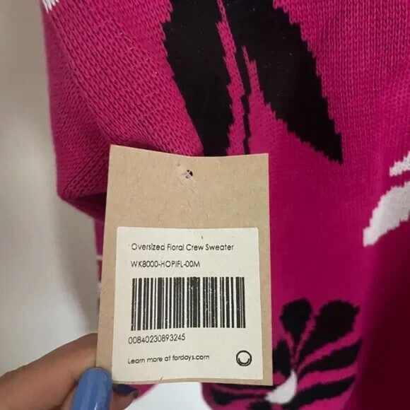 Oversized Floral Sweater - Picture 4 of 7